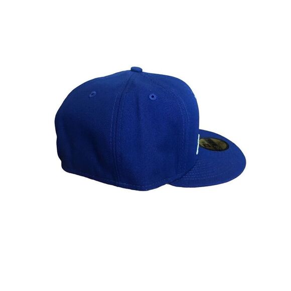 New Era Los Angeles Dodgers Dual Logo 59FIFTY Fitted Hat Cap Size 7 3/8 - Picture 3 of 5
